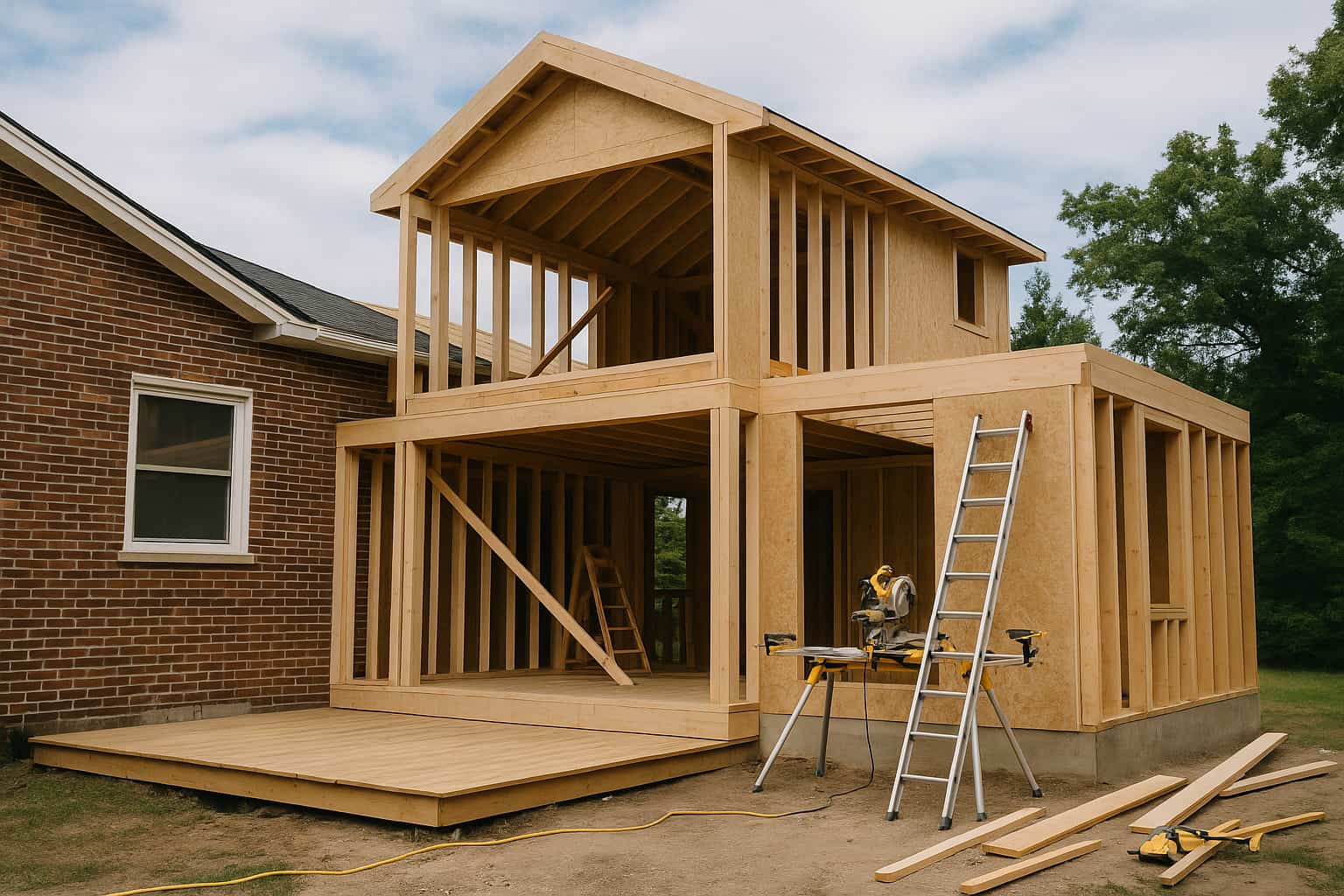 Aufstockung und Anbau in Holzbauweise